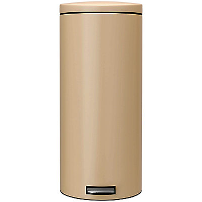 Brabantia MotionControl Pedal Bin, Almond, 30L